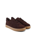 London - Men’s Chocolate Brown Suede Leather Sneaker