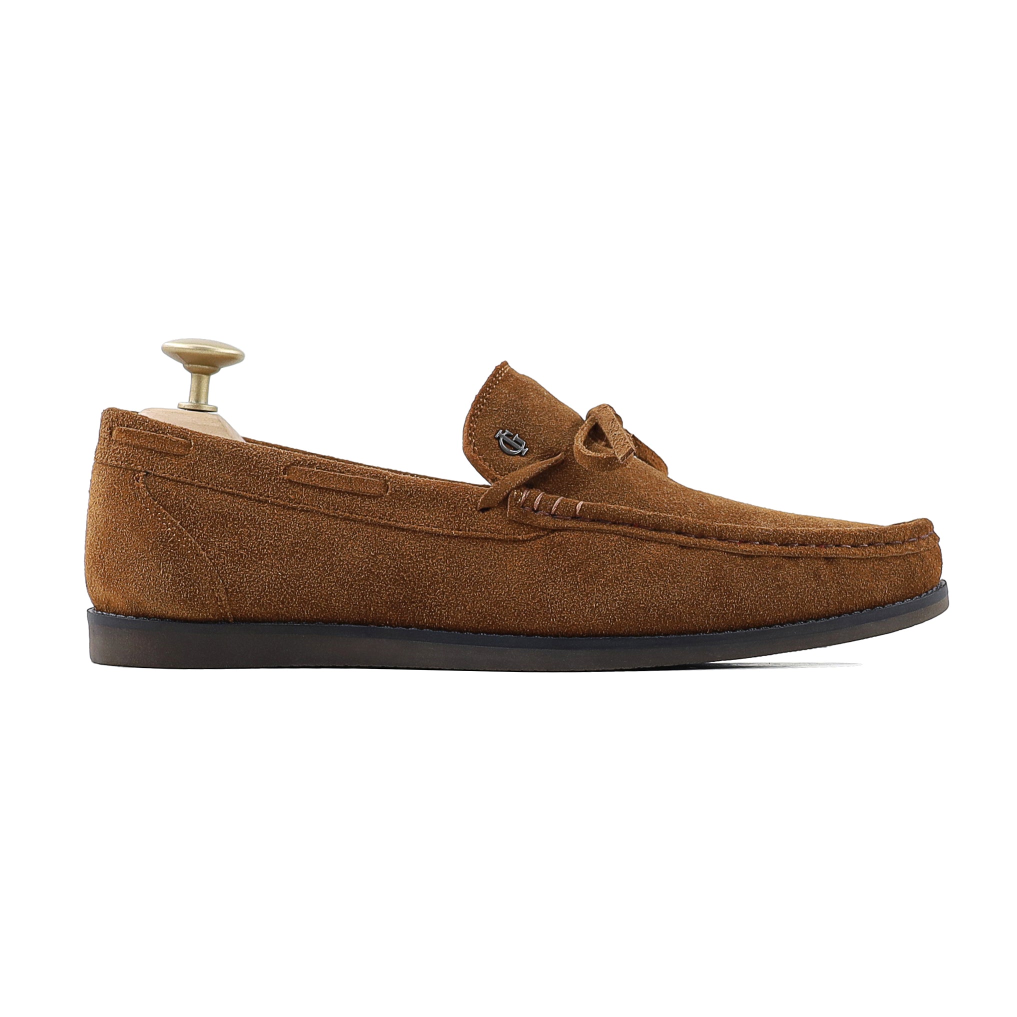 Frenzy - Men's Cognac Suede Driver Shoe