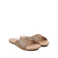 Amber - Women's Champagne Rhinestone Slipper