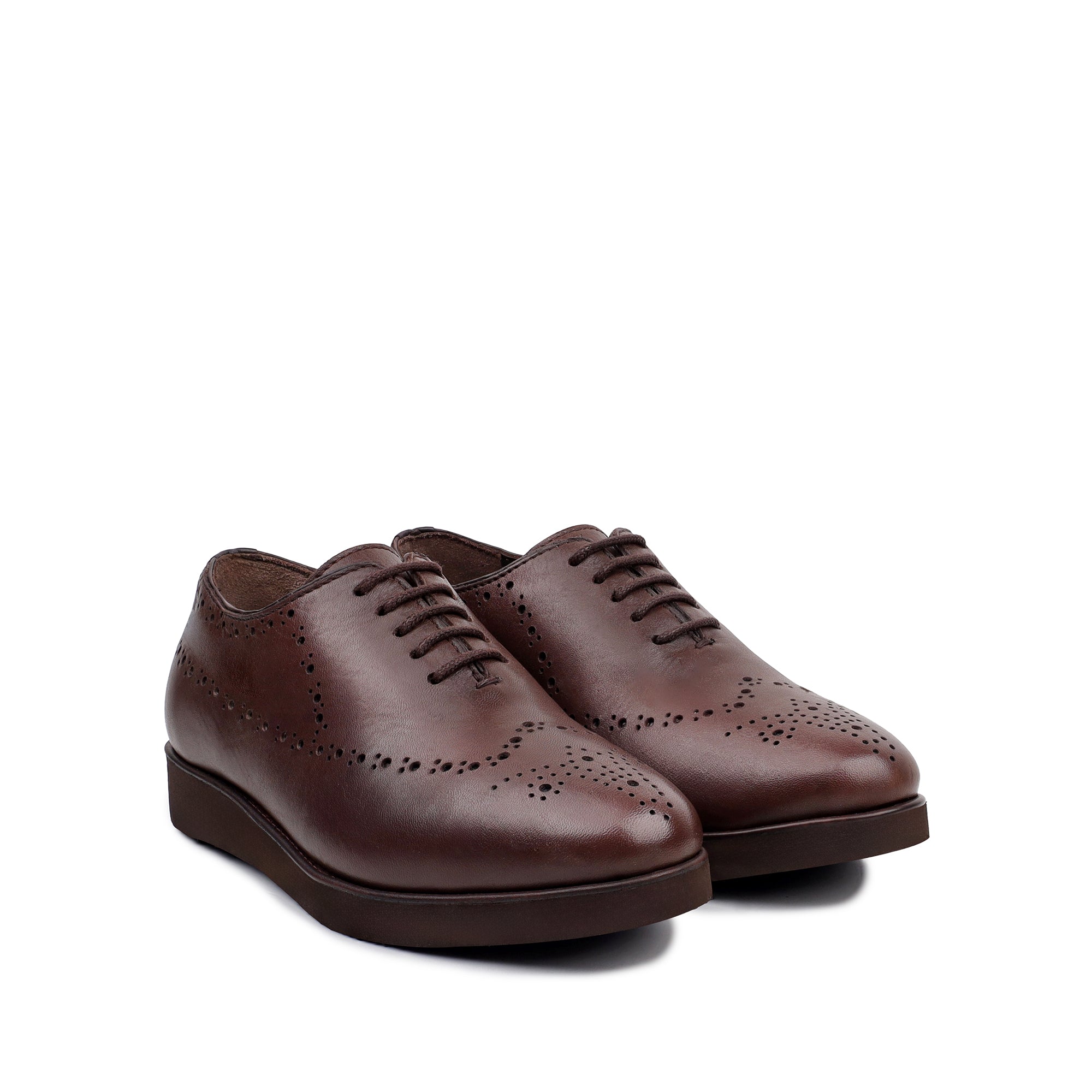 Cade -  Children's Light Brown Leather Oxford