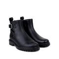Joey -  Children's Black Calf Leather Chelsea