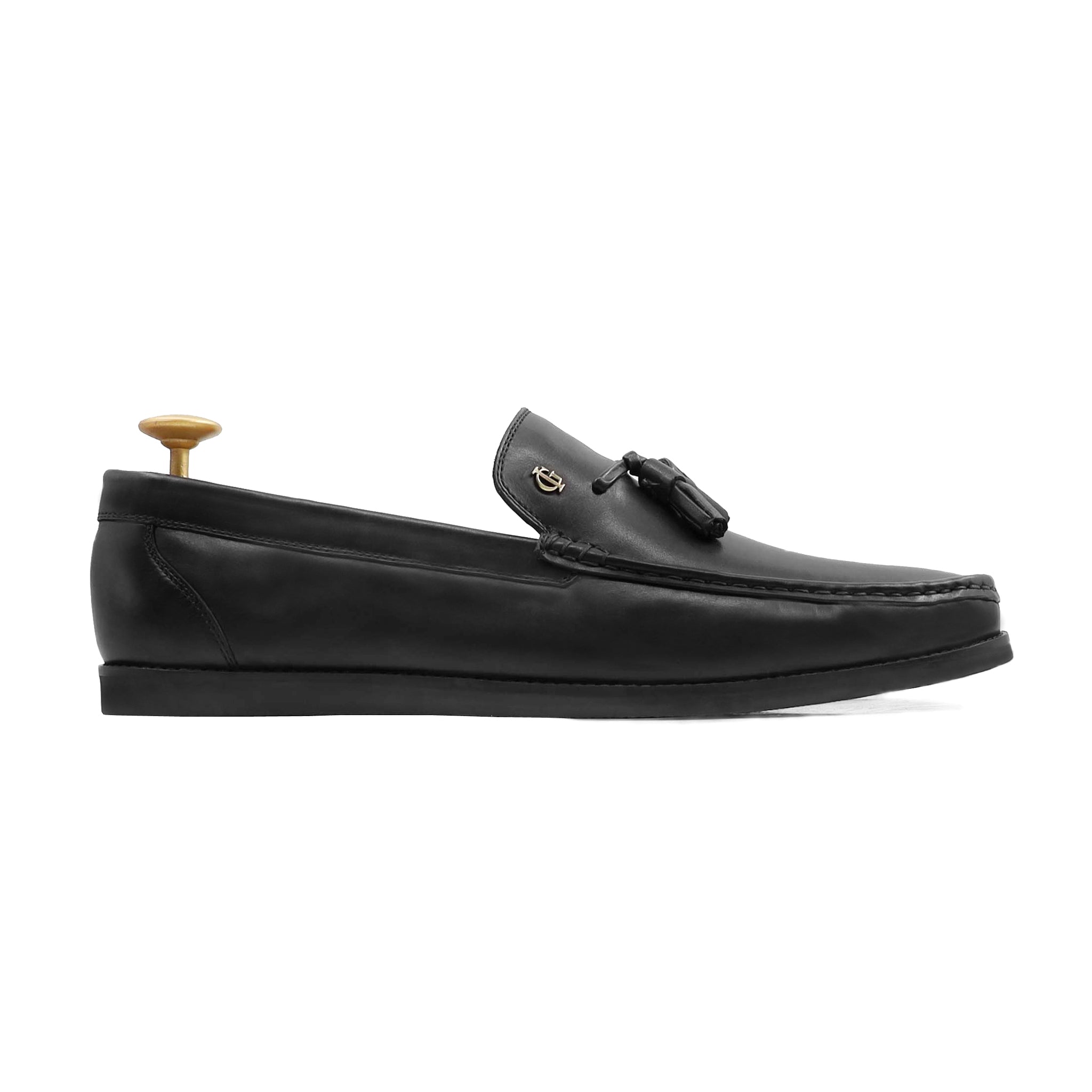 Acel - Men's Black Calf Leather Loafer