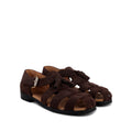 Zilpah - Men's Chocolate Brown Suede Sandal
