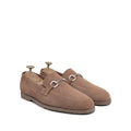 Flexo - Men's Camel Brown Split Suede Loafer