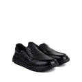 Jude - Men's Black Milled Leather Sneaker