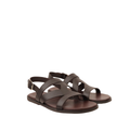 Diego - Men's Dark Brown Calf Leather Sandal