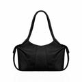 Amara - black Pebble Grain Leather Hand Bag