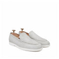 Crest - Men's Steel Grey Split Suede Loafer