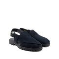 Mariano - Men's Navy Blue Suede Sandal