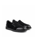 Amador - Men's Black Suede and Milled Leasther Sneaker