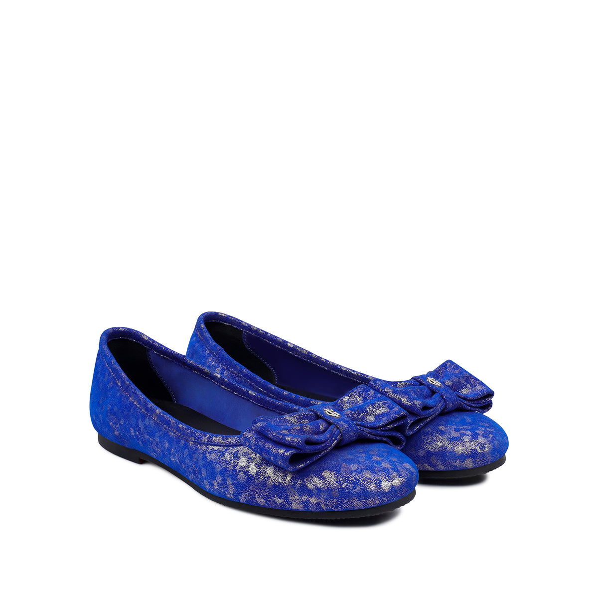 Cora - Ladies Blue Fuchsia Leather Pump