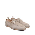 Albert - Men's Biege Goat Suede Loafer