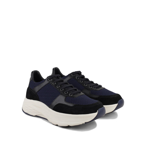 Novak - Men's Blue & Black Sneaker