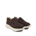 Bonucci - Men's Chocolate Brown Suede Leather Sneaker