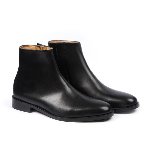 Chiesanuova - Men's Black Calf Leather Chelsea Boot
