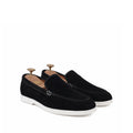 Crest - Men's Black Suede Loafer