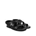 Dante - Men's Black Calf Leather Sandal