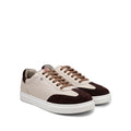 Eugenio  - Men's Beige & Dark Brown Sneaker
