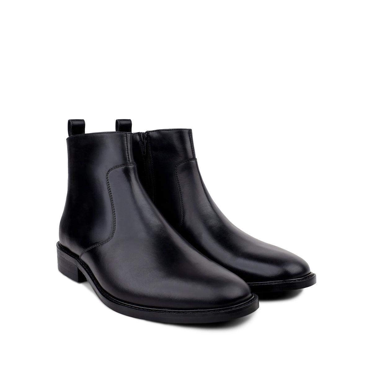 Drake  - Men's Black Calf Leather Chelsea Boot