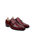 Clyde - Men's Oxblood Calf Leather Goodyear Welted Bespoke Double Monkstrap