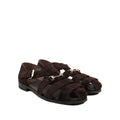 Gaspar - Men's Dark Brown Suede Sandal