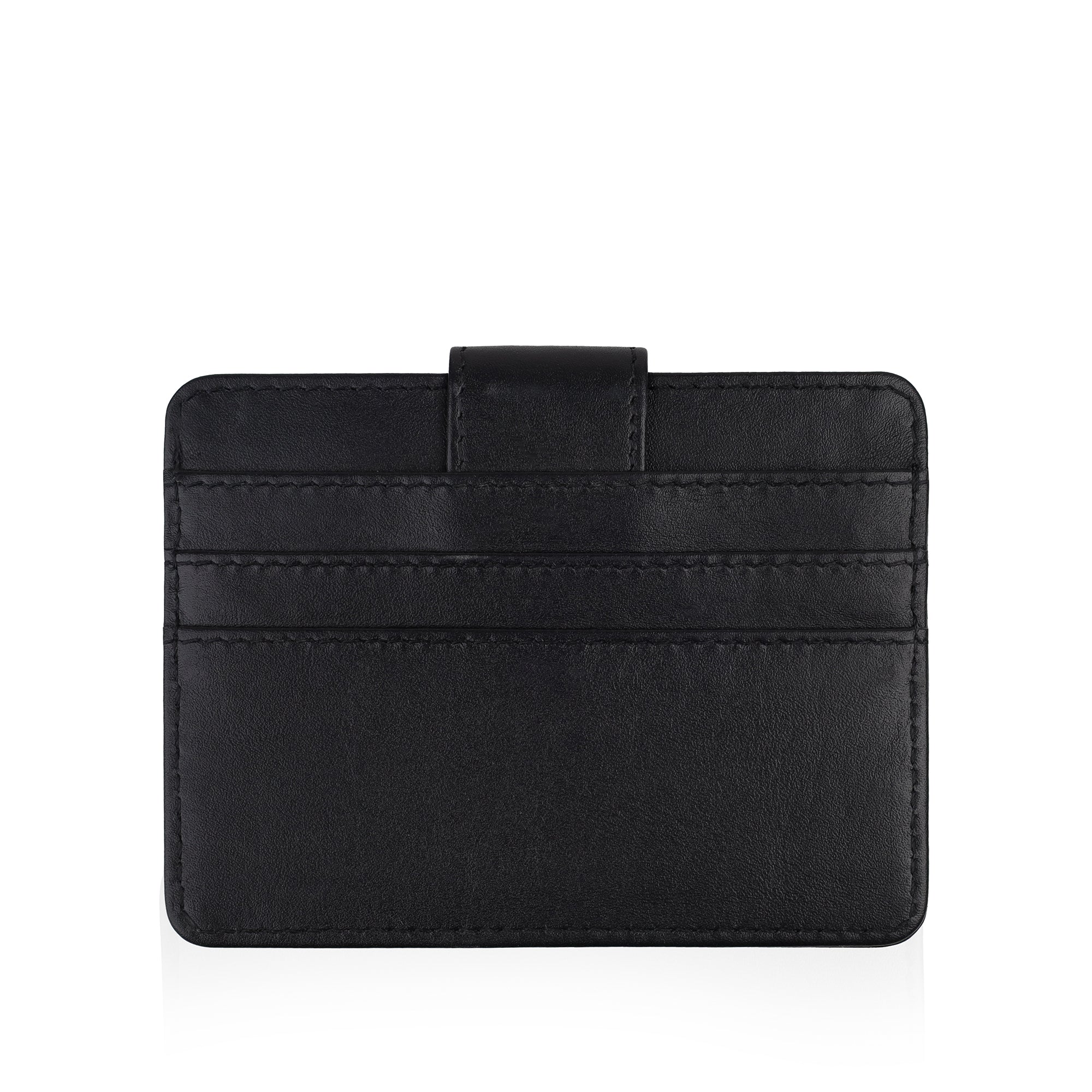 Koda - Black Calf Leather Card Holder