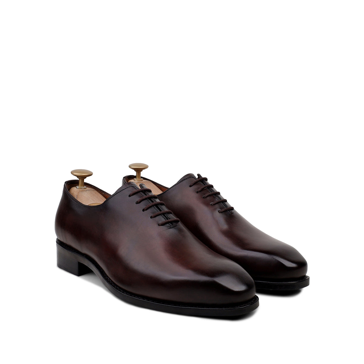 Frank - Men's Brown Calf Leather Wholecut - Goodyear Welted