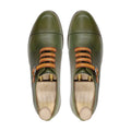Ikara - Men's Green Calf Leather Derby Shoe