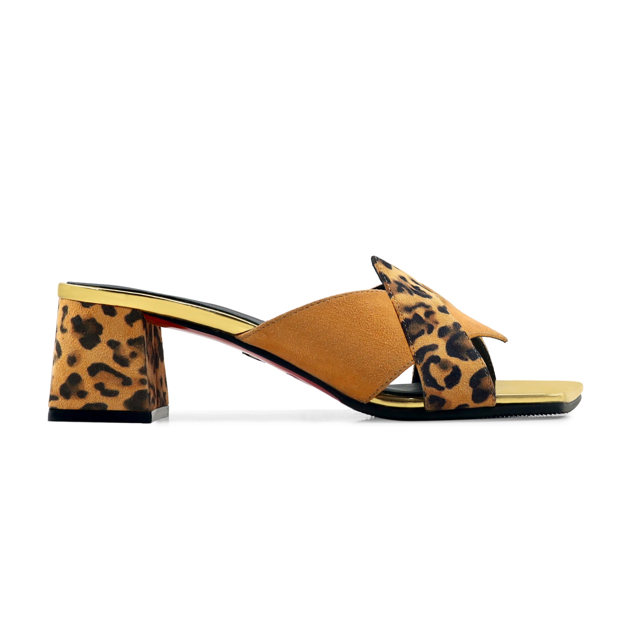 Belle - Women's Yellow and Black Heel