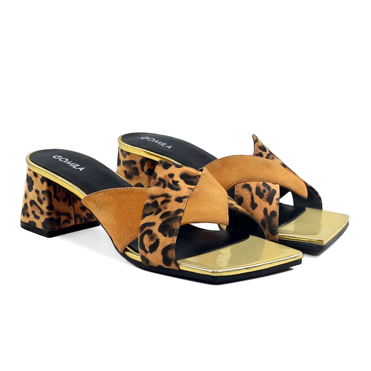 Belle - Women's Yellow and Black Heel