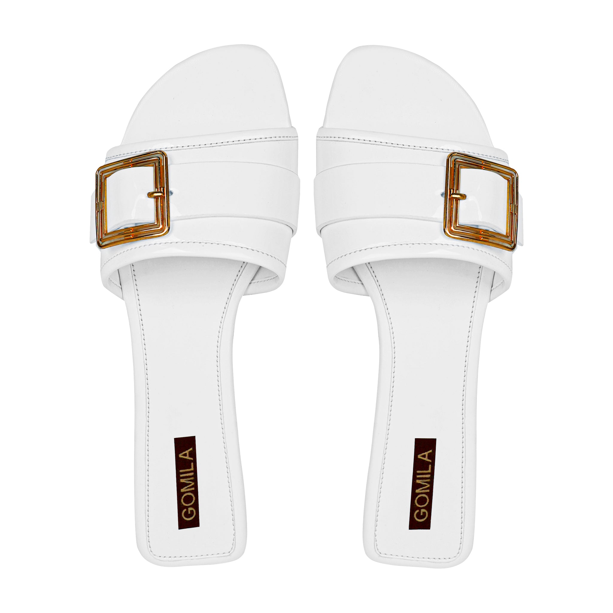 Gabri - Women's White Slipper