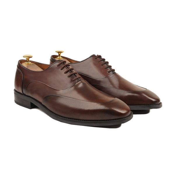 kabin - Men's Brown Calf Leather Oxford Shoe