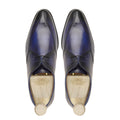 Berke - Men's Burnished Blue Calf Leather Derby Shoe