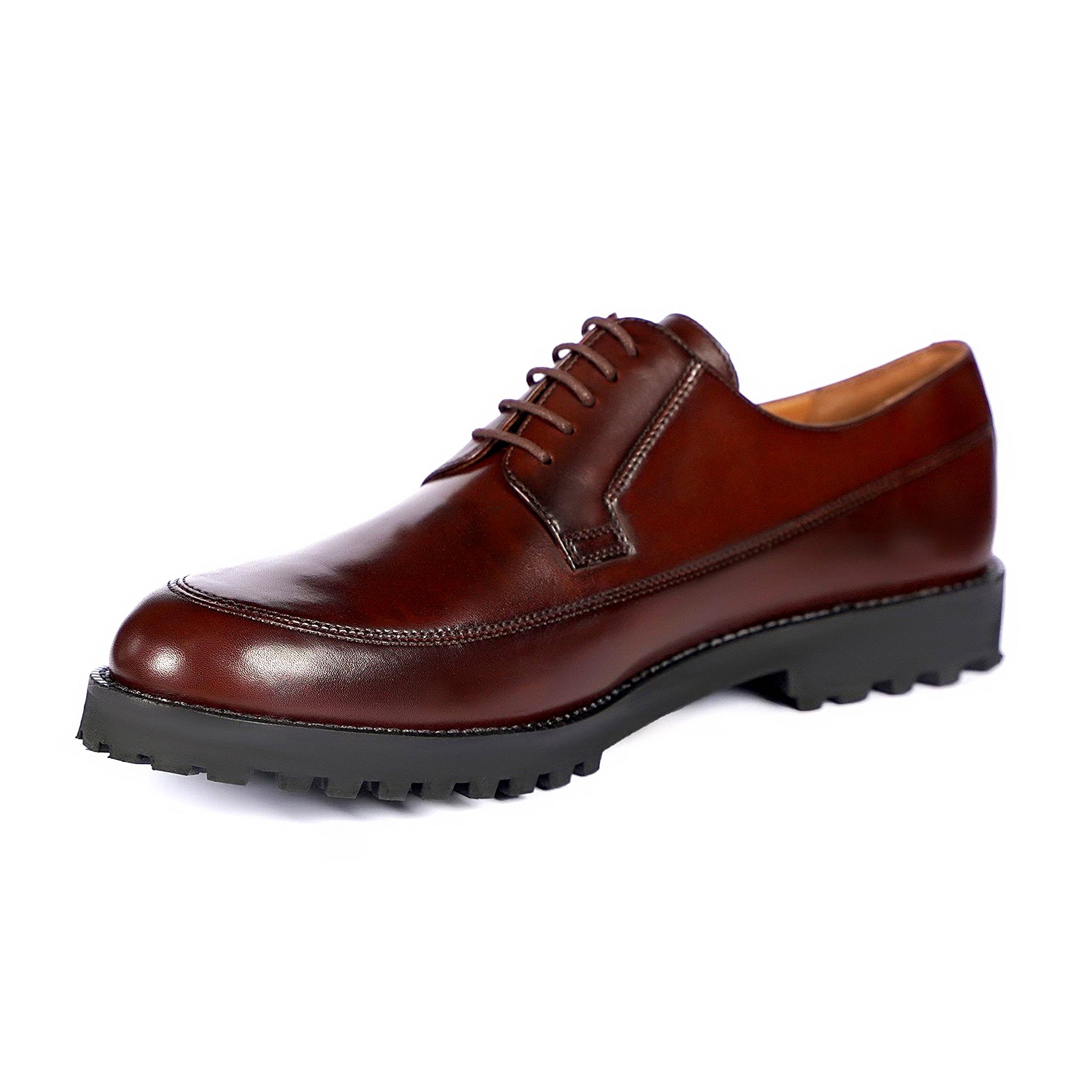 Baden - Men's Reddish Brown Calf Leather Derby Shoe