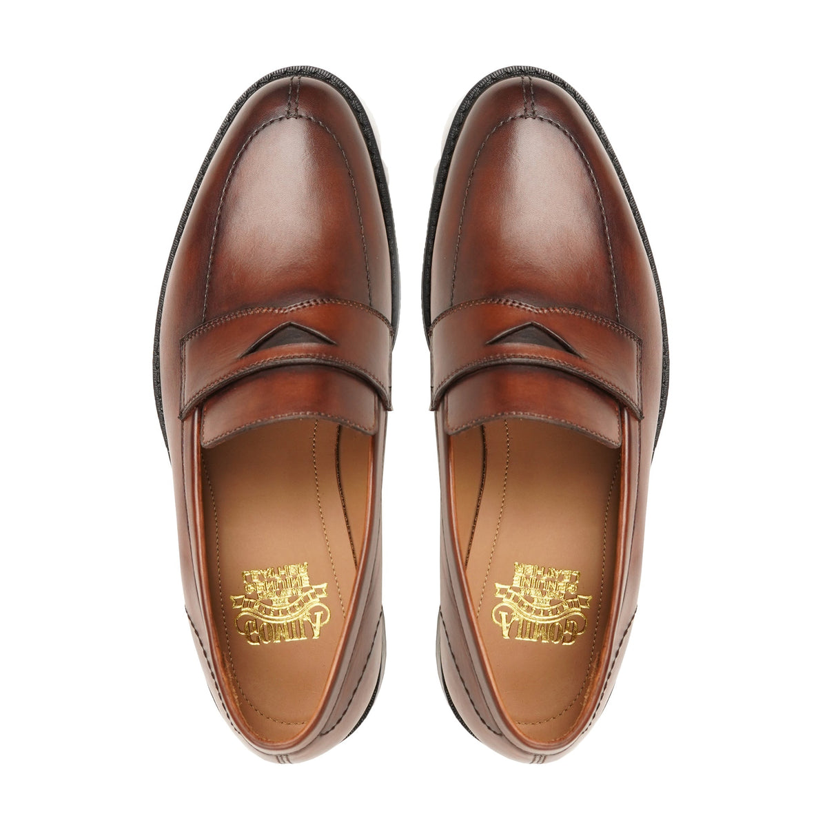 Kanoya - Men's Brown Calf Leather Loafer