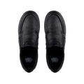 Jude - Men's Black Milled Leather Sneaker
