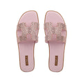 Sierra - Women's Rose Pink Rhinestone Slipper