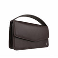 Victoria  - Chocolate Brown Micro Hand Bag