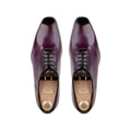 Enzo - Men's Burnished Light Purple Patina Calf Leather Wholecut Shoe - Goodyear Welted