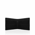 Rico - Black Woven Calf Leather Wallet