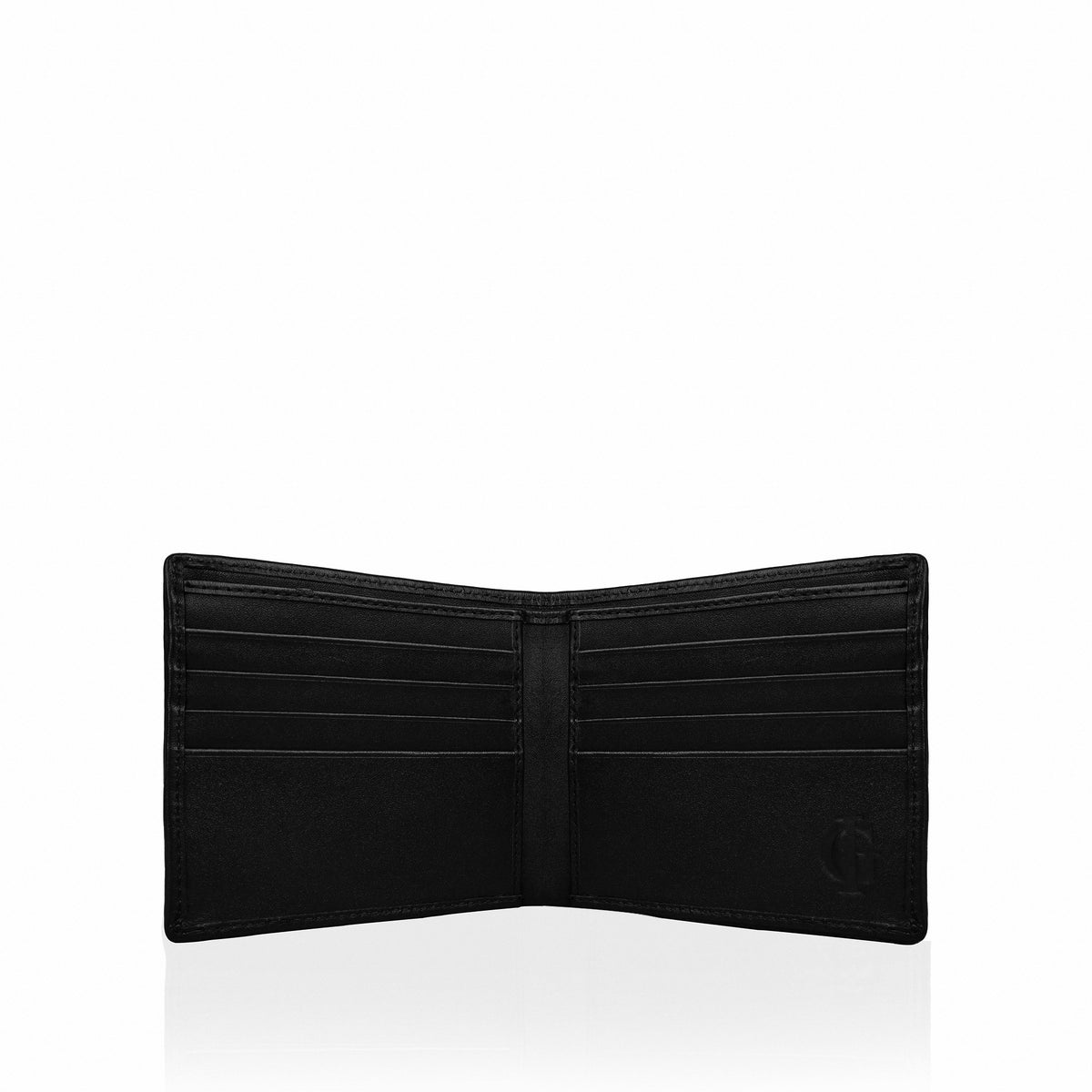 Rico - Black Woven Calf Leather Wallet