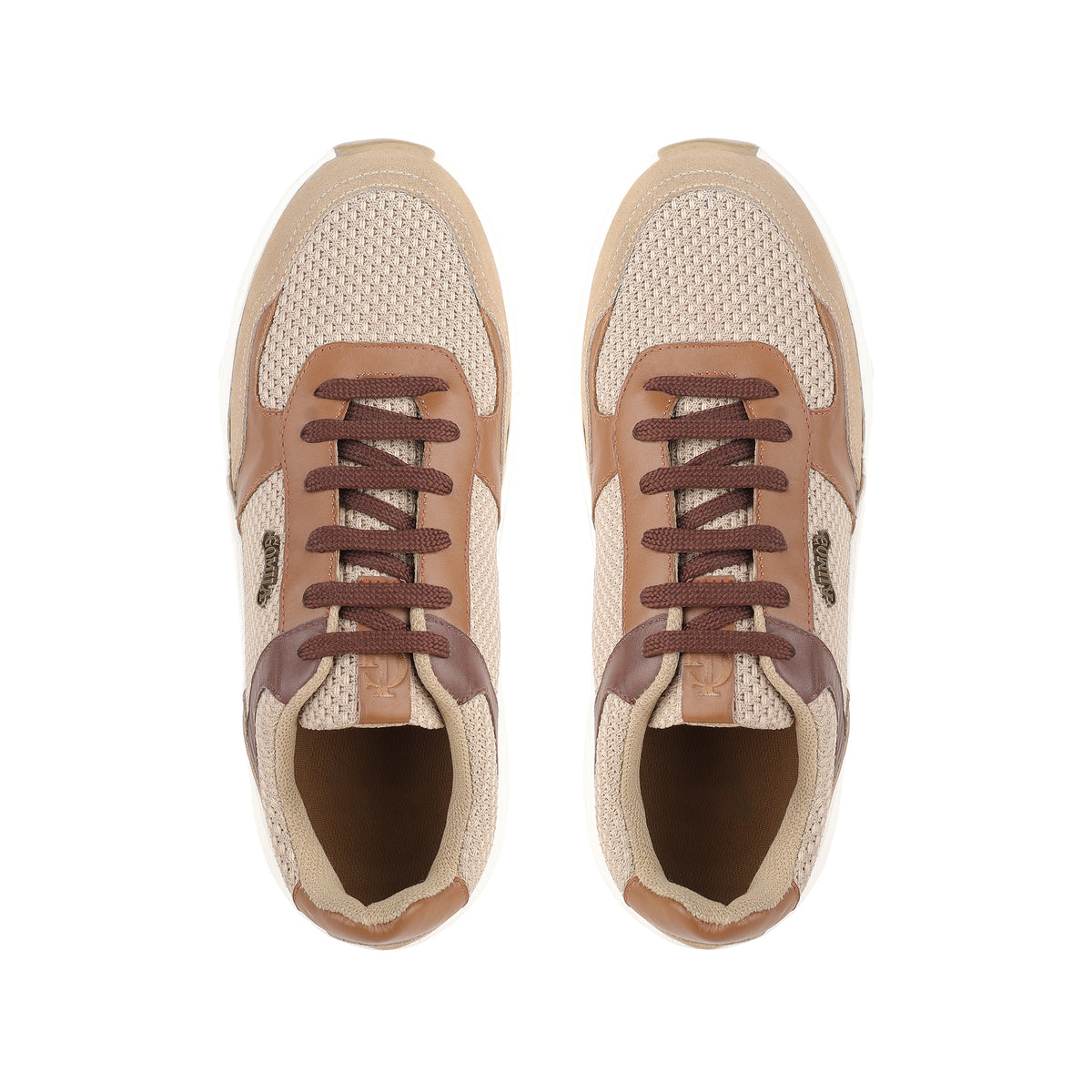 Novak - Men's Brown & Camel Sneaker