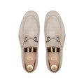 Albert - Men's Biege Goat Suede Loafer