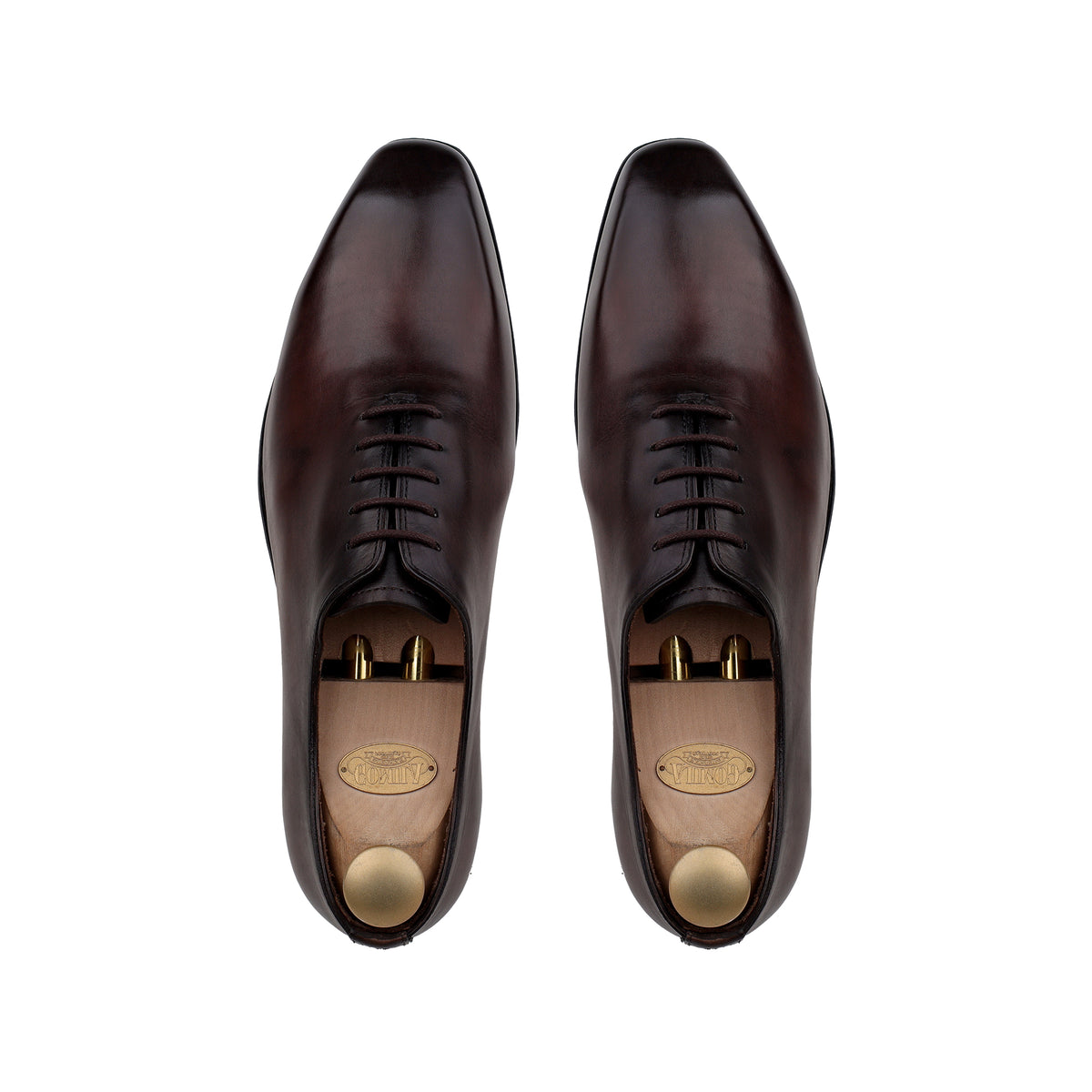 Frank - Men's Brown Calf Leather Wholecut - Goodyear Welted