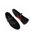 Zoey - Women's Black Embroidery Pump