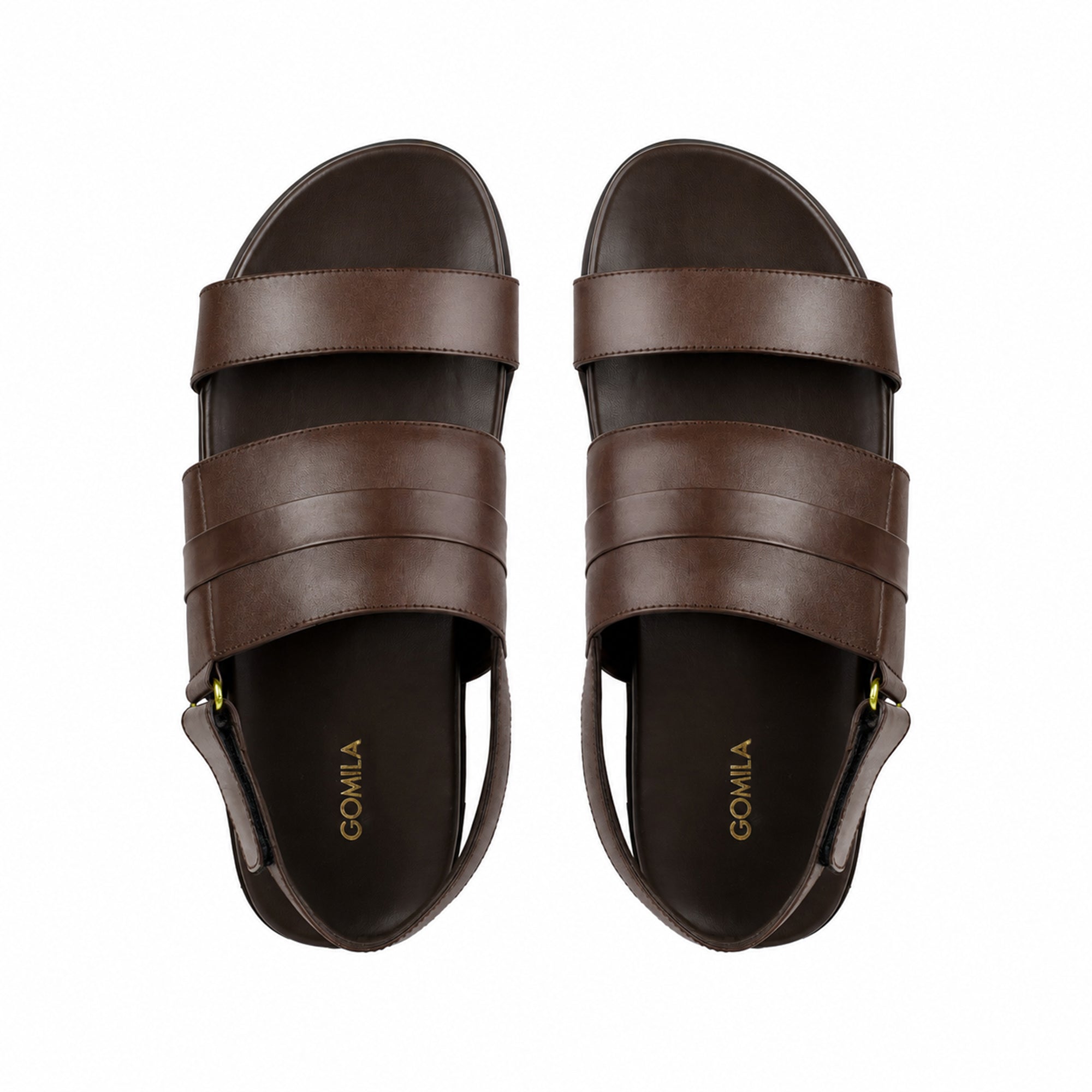 Fidel  - Men's Light Brown Calf Leather Sandal
