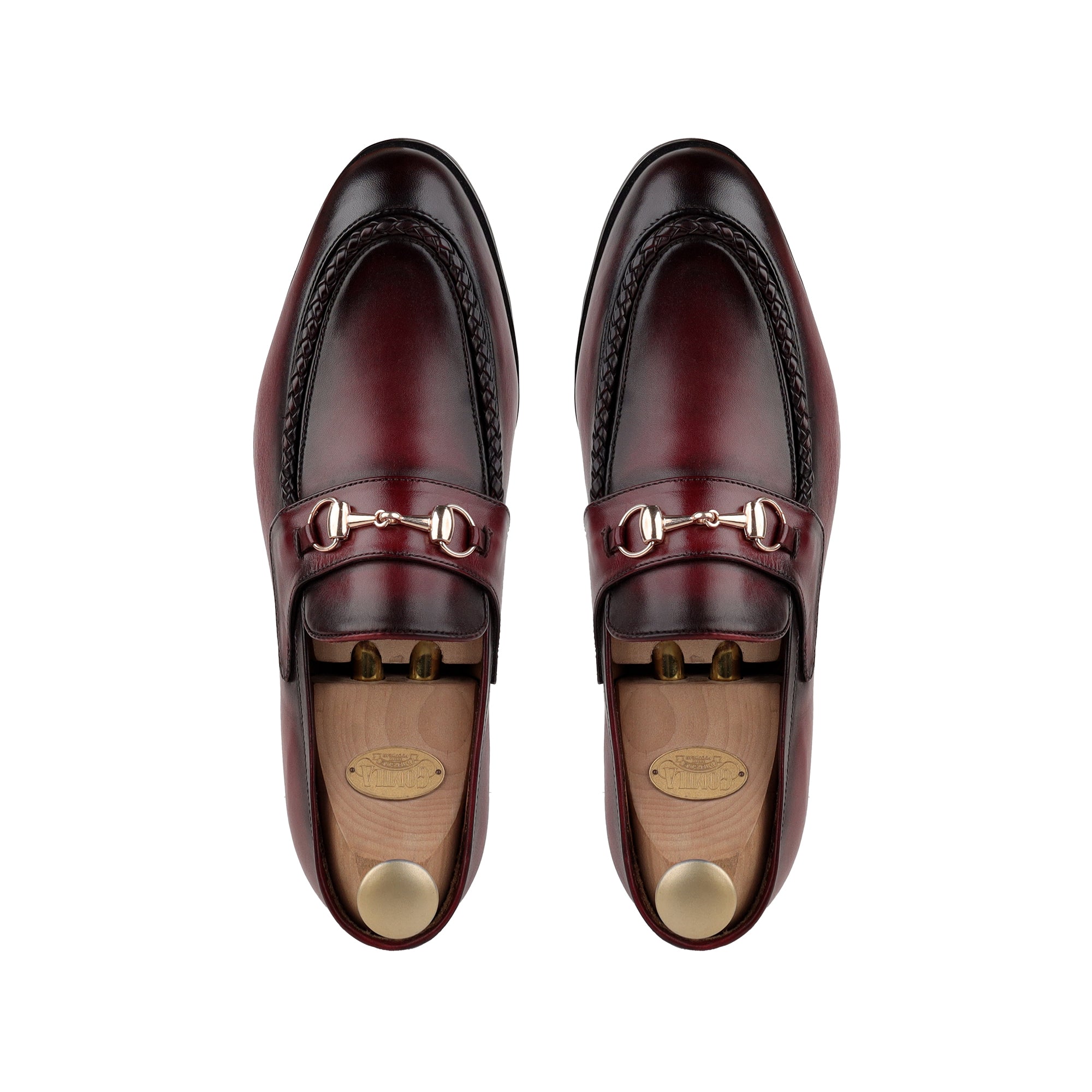 Eric - Men's Oxblood Calf Leather Loafer