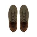 London - Men’s Olive Green Suede Leather Sneaker