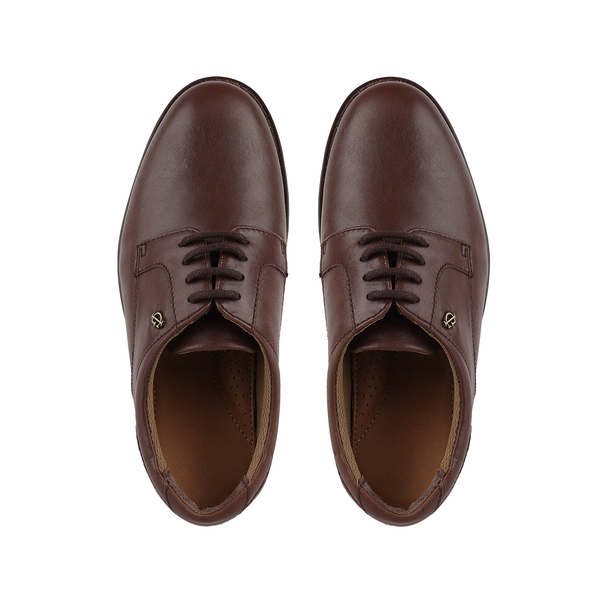 Levi -  Children’s Light Brown Calf Leather Derby