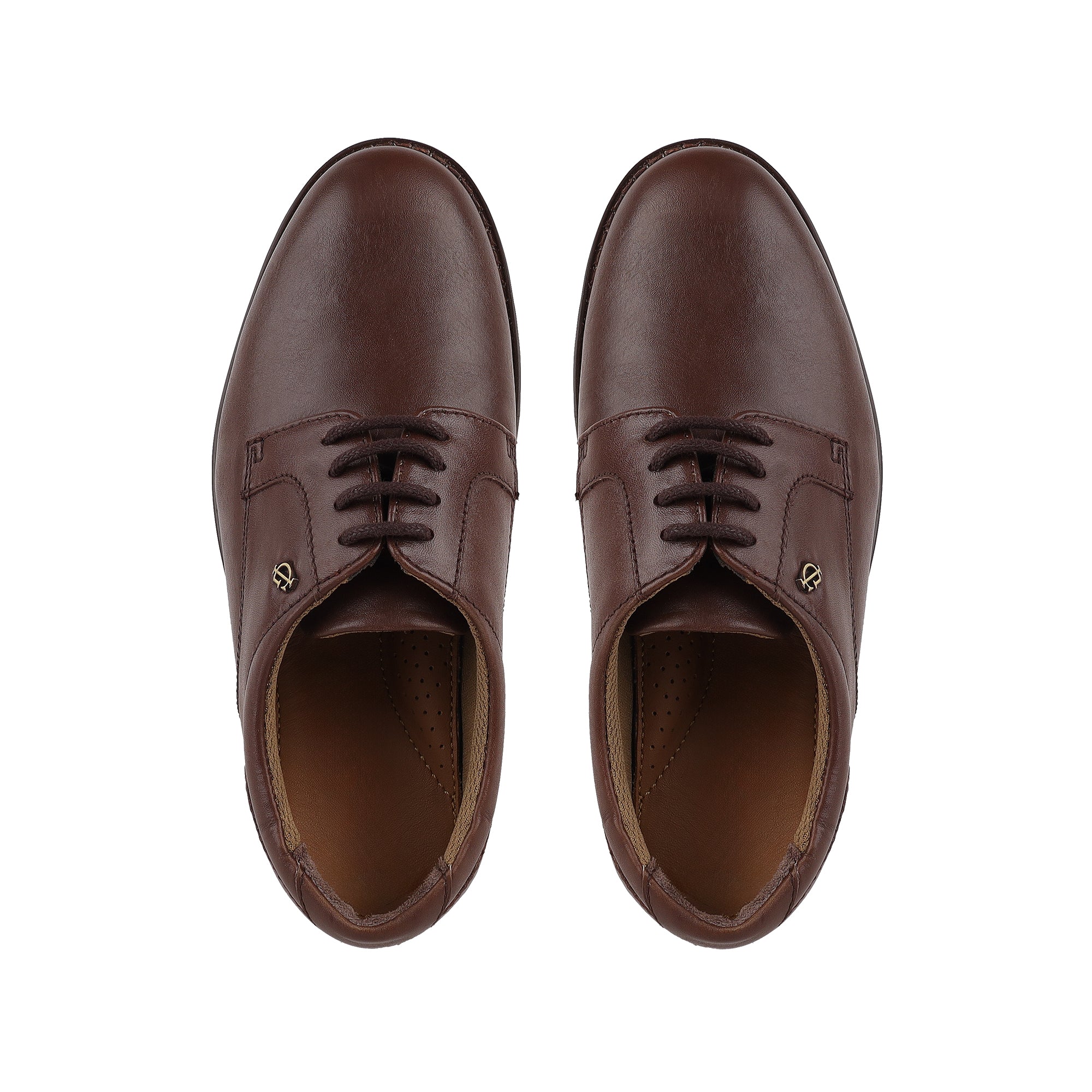 Levi -  Children’s Light Brown Calf Leather Derby
